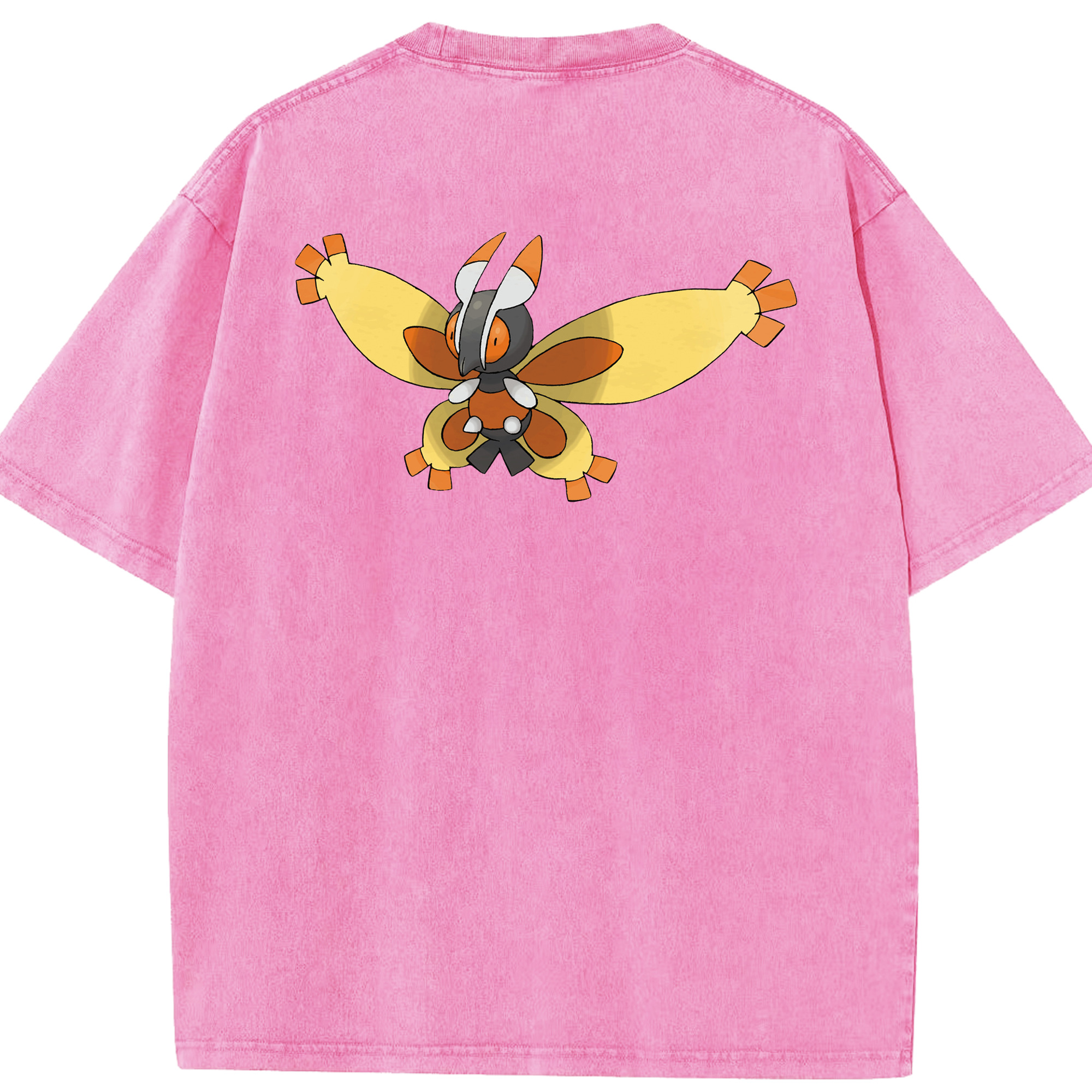 （画像用） ポケットモンスター Pokémon 綿100% ヴィンテージ風 半袖Tシャツ（背面プリント）